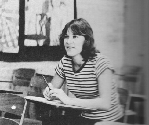 Julie Goehring from a 1977 Yearbook.